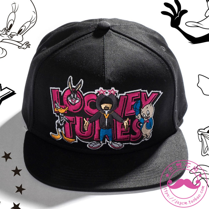 明星同款粉丝平沿棒球帽情侣帽子