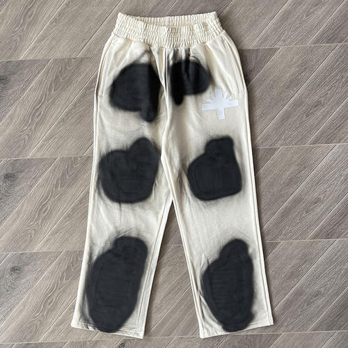 Vertabrae  Spotted Pants 泼墨油漆印花字母休闲运动裤长裤卫裤