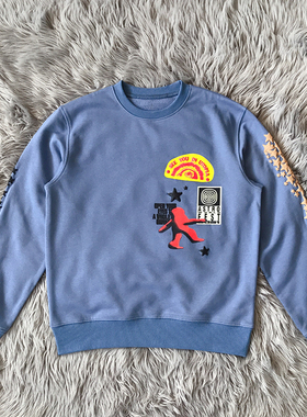 Travis Scott ts Astrofest Cactus Jack 巡演音乐节圆领套头卫衣