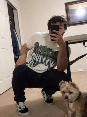 嘻哈Revenge Metallica金属字母面具骷髅印花男女装潮短袖T恤tee