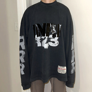 RRR123 FOG美式复古水洗做旧VTG高街长袖打底衫T恤tee卫裤JERRY