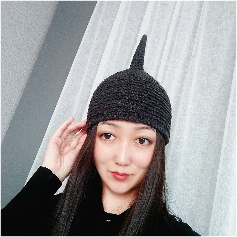 冬手工帽保暖尖尖包头帽尖顶帽子新疆棉土豆夫人原创【尖尖帽子】