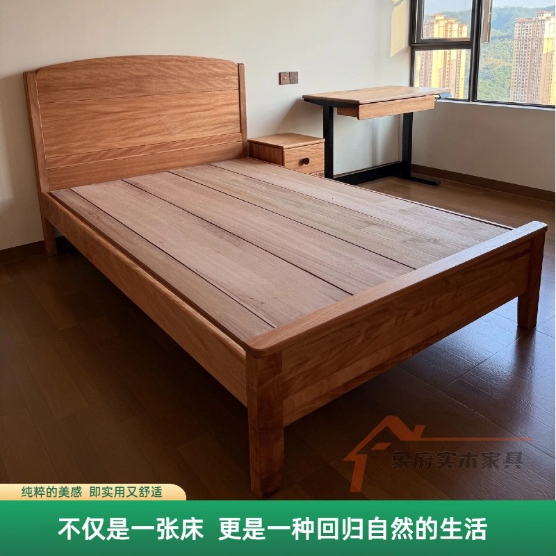 清仓实木床1米5全实木床小户型床女孩床父母床环保无味道儿童床