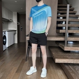 夏装可二开定制运动冰丝跑步速干衣t恤短袖健身篮球短裤TZ027-P50，男装牛仔裤，星座1210A
