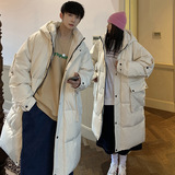 跨境外贸新款羽绒服男过膝长款白鸭绒加厚保暖情侣外套22065-P130，男装羽绒服，星座1210A