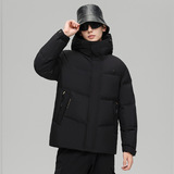 冬装短款90%鹅绒羽绒服连帽男士防寒外套面包服H85-P245388元，男装羽绒服，星座1210A