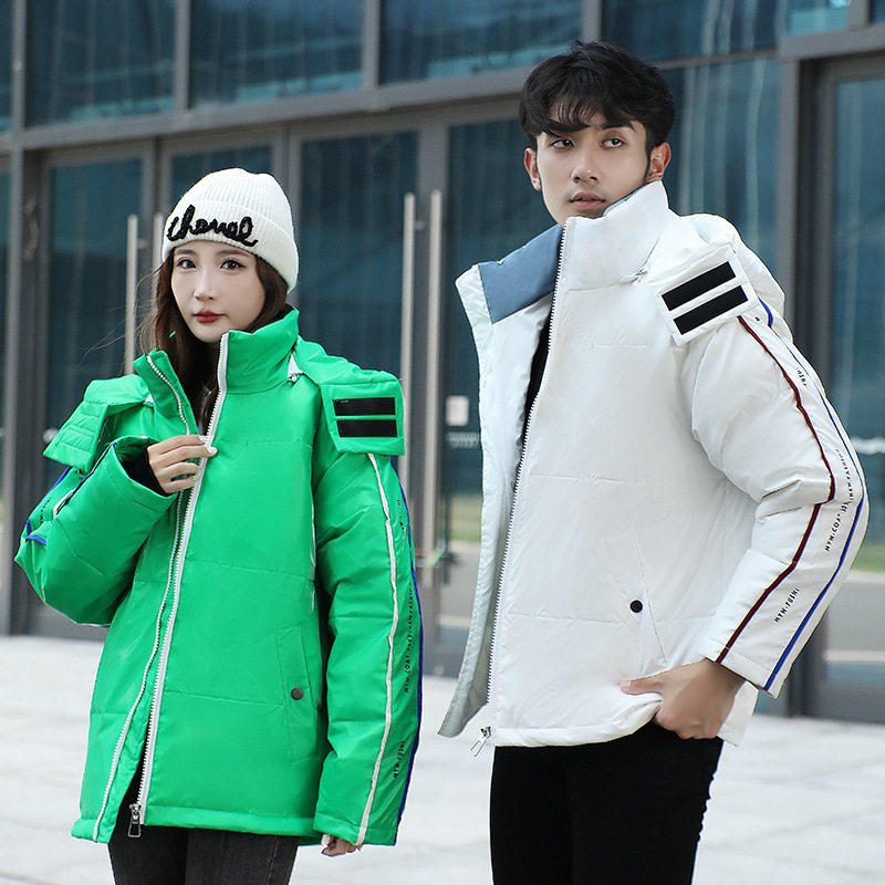 光板定制羽绒服男时尚加厚保暖简约情侣男女百搭羽绒服yr249-P100图片