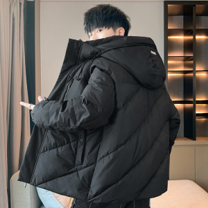 2025年90%白鸭绒男士羽绒服潮冬季加厚保暖可脱卸袖子变马甲P200