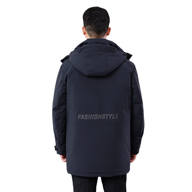 中长款爸爸工作服装老年羽绒服男加厚爷爷装老人外套男2307-P240,男装羽绒服,星座1210A