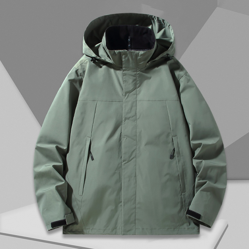 防风登山服男女四季户外冲锋衣潮流休闲夹克可拆卸内胆yr239-p240，男装夹克，星座1210A