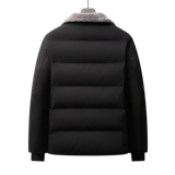 冬爸爸装商务休闲中老年加厚羽绒服外套翻领短款上衣男2583-P150，男装羽绒服，星座1210A
