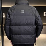 大码冬短款立领标50%白鸭绒羽绒服男日系保暖外套男DB261-P140，男装羽绒服，星座1210A