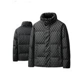 2025冬装新款潮牌ins港风潮时尚印花羽绒服夹克加厚外套H01-P140，男装羽绒服，星座1210A