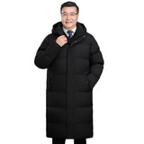 2025年中老年长款压胶加厚保暖外套男士羽绒服H810-P260368，男装羽绒服，星座1210A