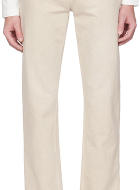 TR carlisle米色复古牛仔裤休闲裤静奢老钱极简主义都市通勤款Row