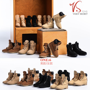 现货 VSTOYS 1/6 18XG022男兵人偶用登山靴 高帮鞋 OB小布内空心