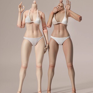 现货 True1Toys 1/6  EC3027&28  窄肩全可动手关节可动女素体