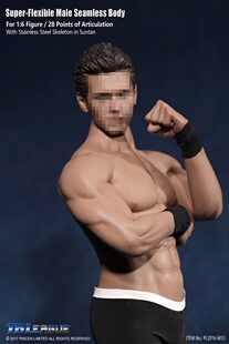 现货TBLeague Phicen M33 1/6兵人 钢骨绘画人体包胶肌肉男素体