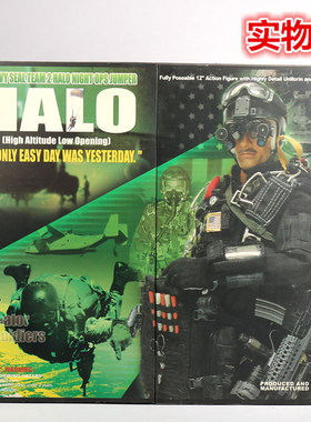 森哥 HT 1/6 兵人 老货 黑色HALO夜跳 现货