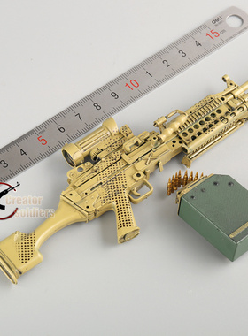 森哥 BBI 1/6 兵人 自带旧化 机枪 武器模型 现货