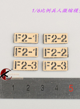 森哥DAMTOYS 1/6兵人 DAM78088 海军陆战队侦察排 臂章模型 现货