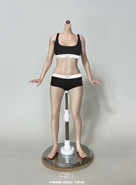 PD-TOYS 1/6 可动铂金硅胶女素体PDTOYS- S1中胸白肤素体