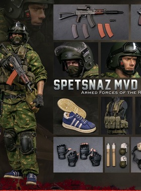 现货 DAMTOYS DAM 1:6比例 78087 俄罗斯内卫 勇士特种部队