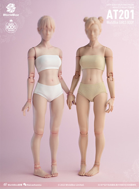现货  worldbox 耐操1/6比例 女素体 AT201标准版 白色 小麦色
