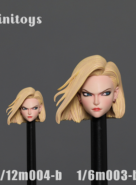 森哥【现货】 Iminitoys 1/6 M003 1/12 M004 人造人18号头雕