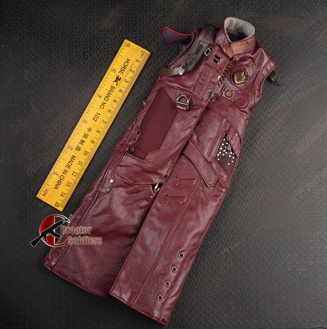 HOTTOYS HT 1/6 银河护卫队 勇度 云度 枣红色仿皮大衣 现货 清仓