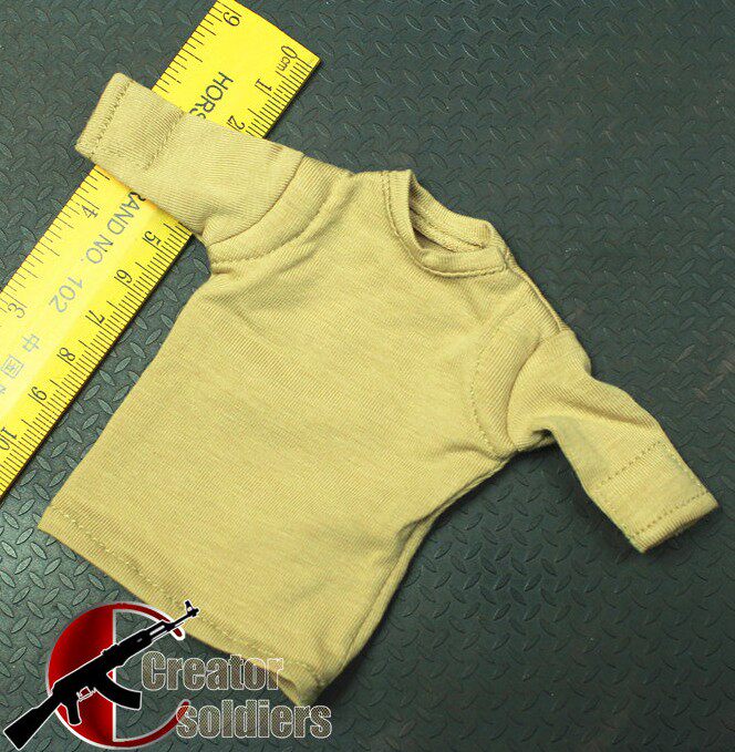 森哥 1:6 兵人 SS 081 海豹MK46 MOD1机鎗手 泥黄色 短袖 T恤