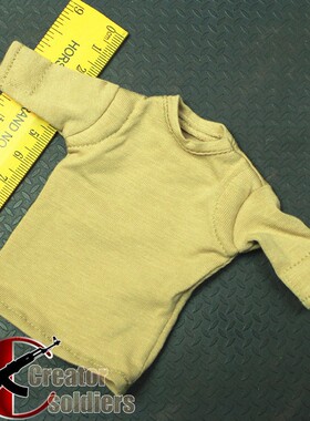 森哥 1:6 兵人 SS 081 海豹MK46 MOD1机鎗手 泥黄色 短袖 T恤