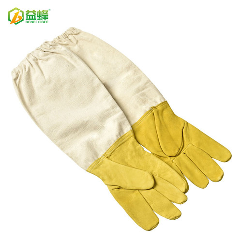 养皮帆布手套手套益蜂养蜂工具