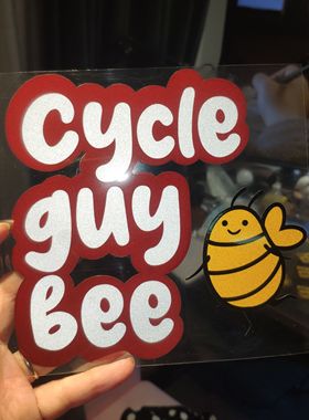 Cycle/psycho guy bee 汽车反光贴