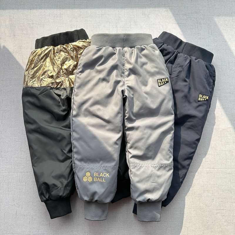 90绒~石墨烯羽绒裤儿童冬棉裤