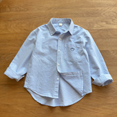 170码 春秋薄外套 纯棉牛津纺 衬衫 儿童春秋全棉上衣 韩版 110