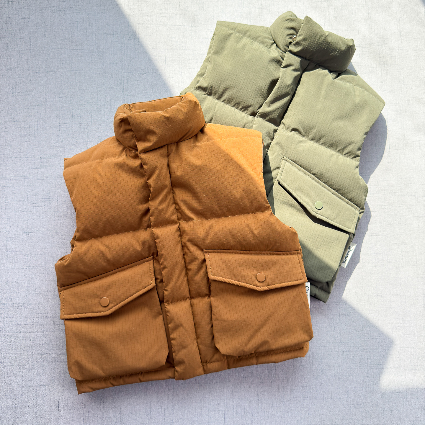 90绒~厚羽绒马甲~休闲工装