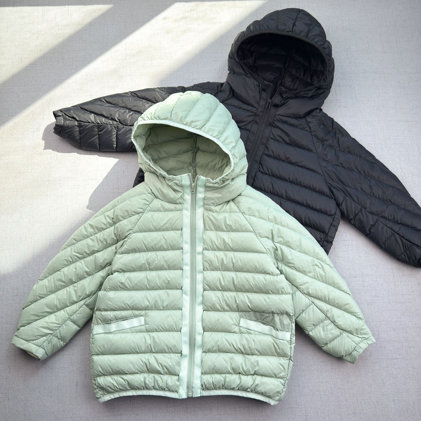 90绒~排骨款轻薄羽绒服韩版宽袖