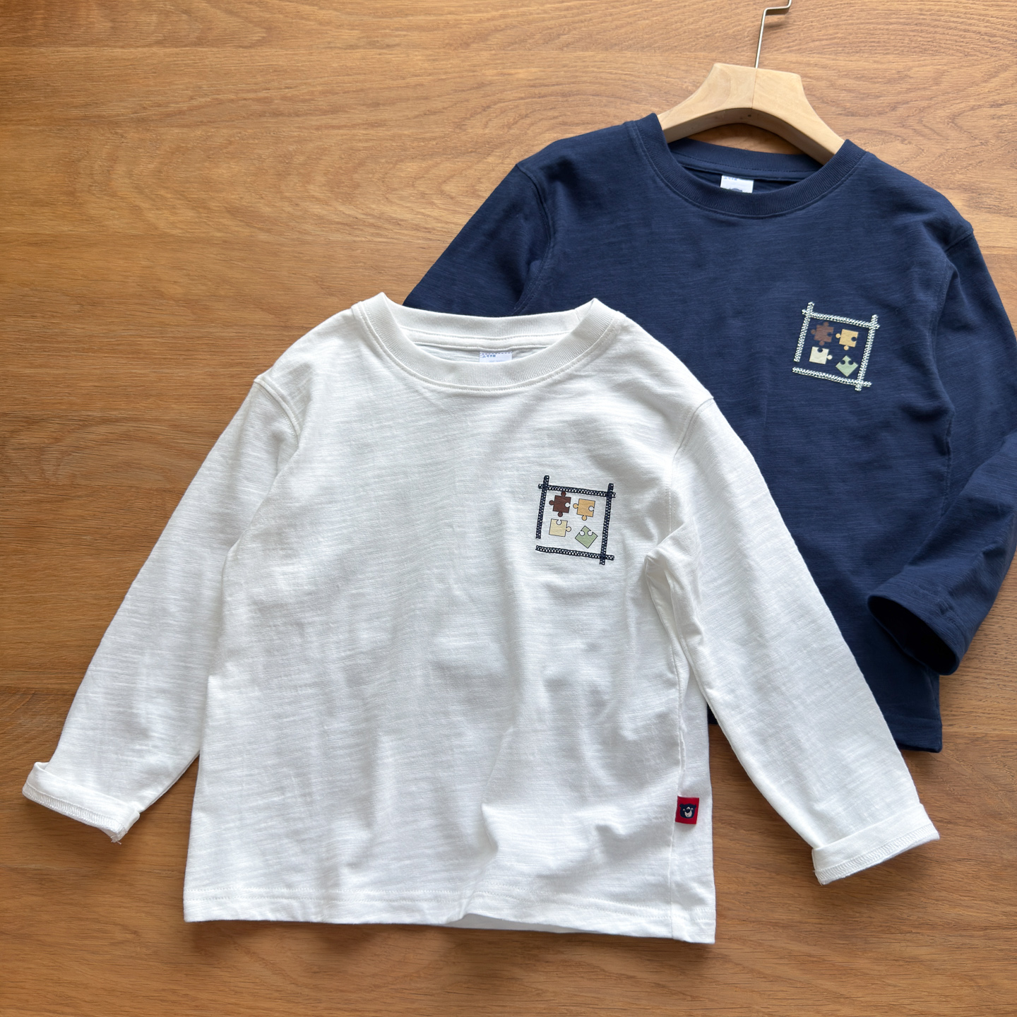 100%棉~亲肤舒适竹节棉长袖T恤