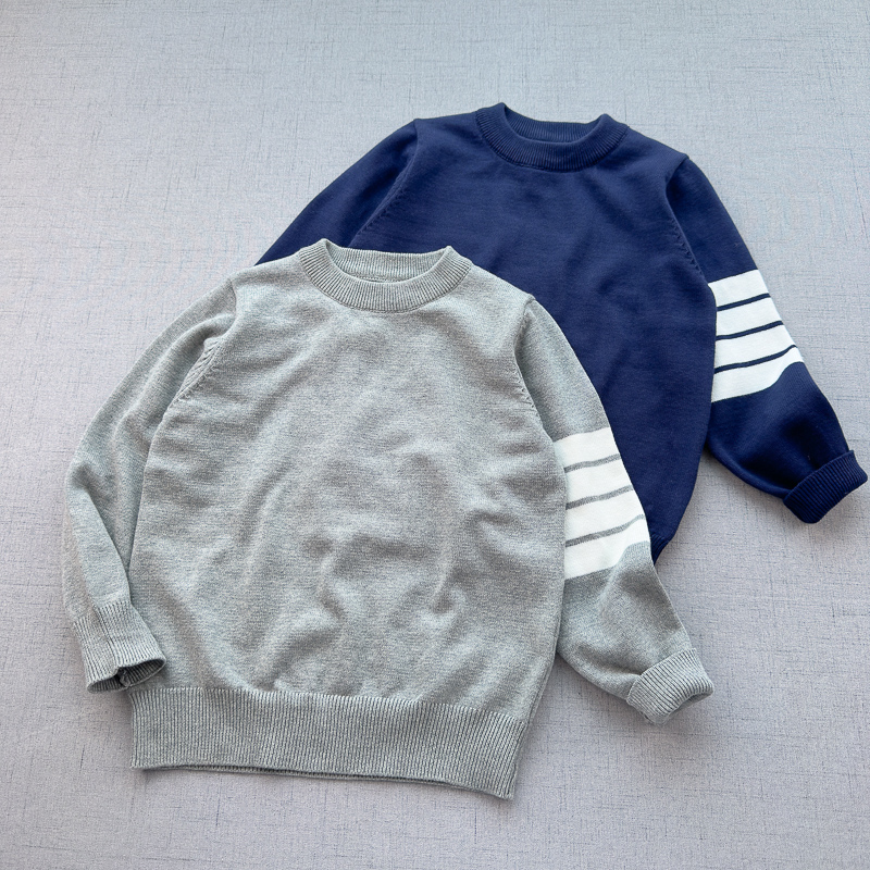 英伦风~纯棉薄毛衣儿童毛线衣