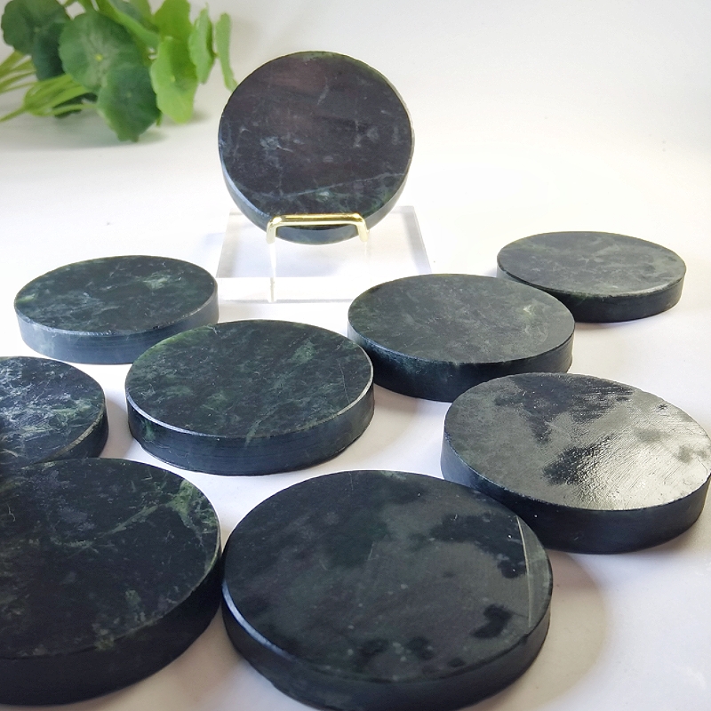 天然岫玉501手镯芯镇纸可做吊坠挂件无事牌