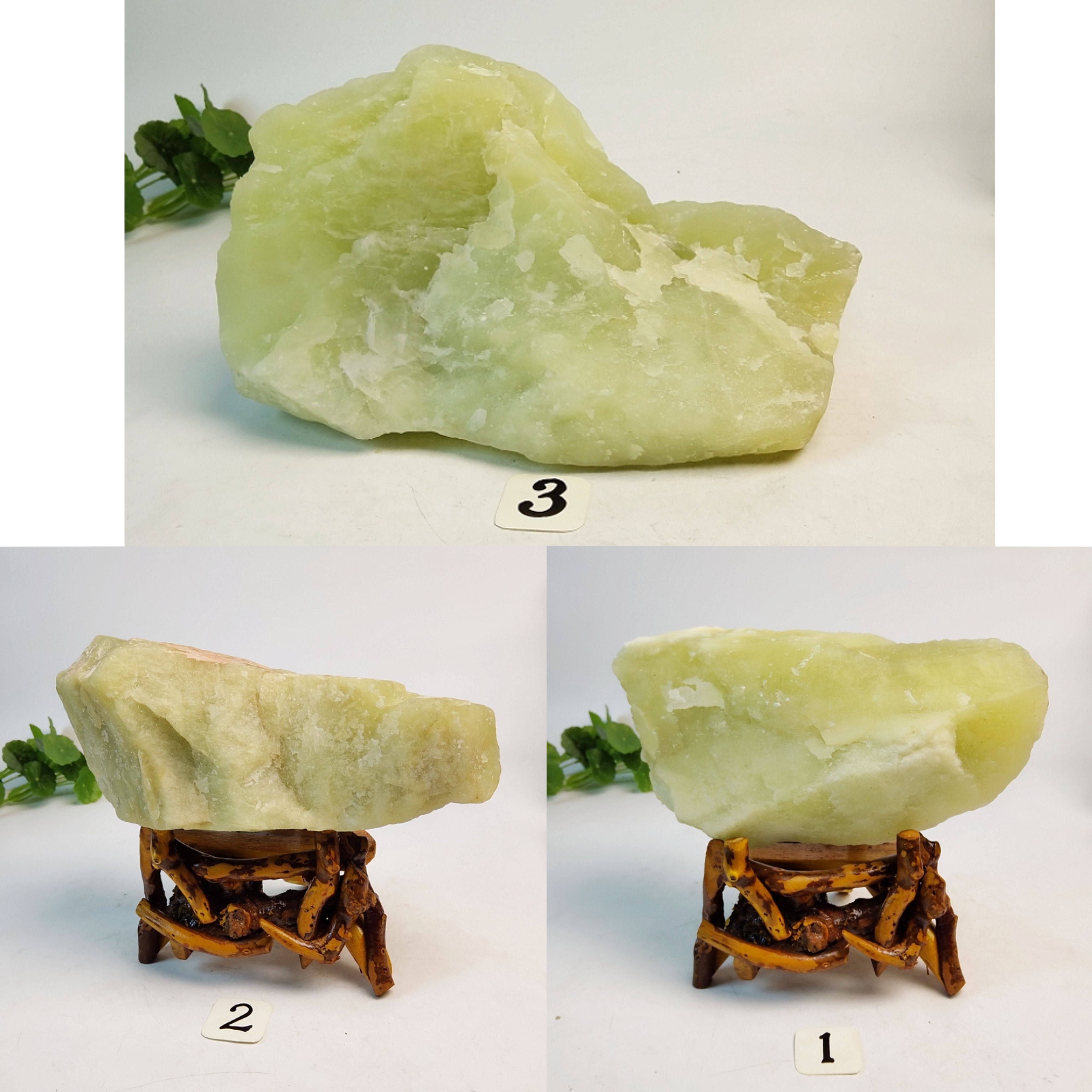 天然岫玉原石摆件玉石奇石观赏石装饰品手镯牌子珠子料
