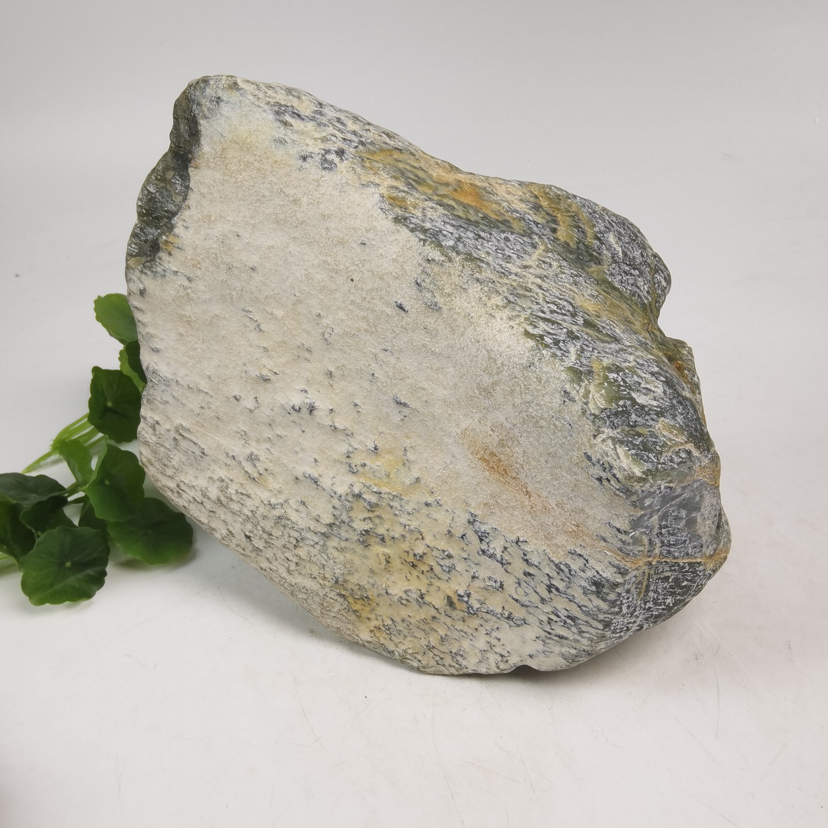 H755高货推荐天然和田玉原石马风料马蜂料11.4斤手镯牌子珠子料