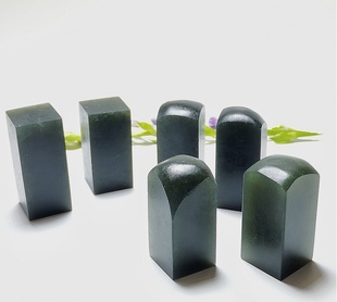 234-239天然雅安新绿印石章料浓墨绿2/2/4.2—4.6cm