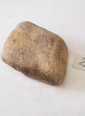 H860天然和田玉河磨玉原石皮壳厚