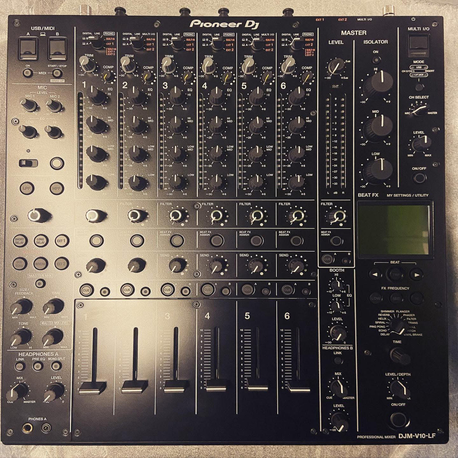 全新国行正品先锋djma9 V10 V10LF混音台数码打碟设备标准配置