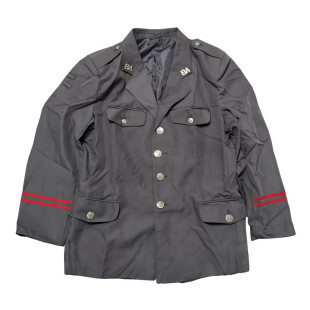 包邮 安保系统两道杠西装 领多口袋春秋单排扣工作劳保夹克外套Y865