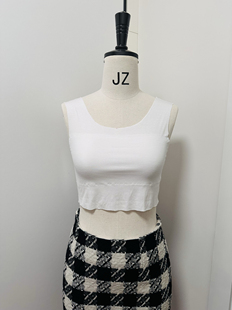 原创内衣背心不勒肉可塞胸垫透气舒适进口莫代尔面料