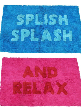 正品英国Rex London大号浴室地垫relax splish 50×80cm德国直邮