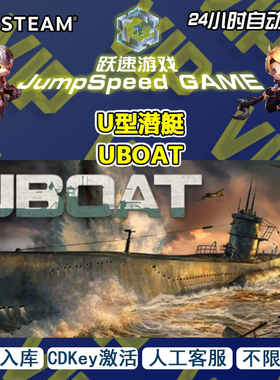 steam 游戏 U型潜艇 UBOAT 激活入库 不限区域 人工客服 售后无忧